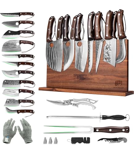 Amazon.com: FULLHI Chef/Butcher Fish Knife Set, High Carbon Steel